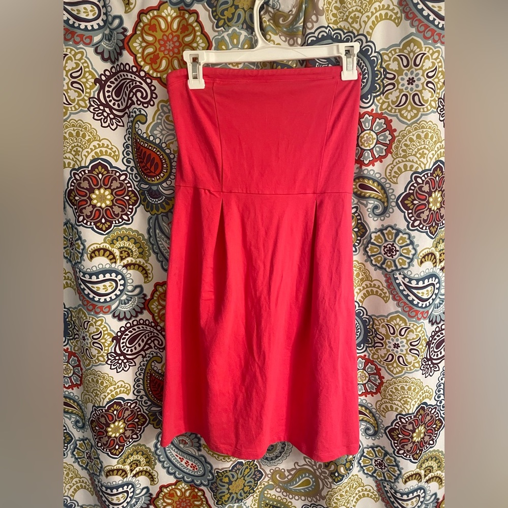 Old Navy Hot Pink Strapless Mini Dress